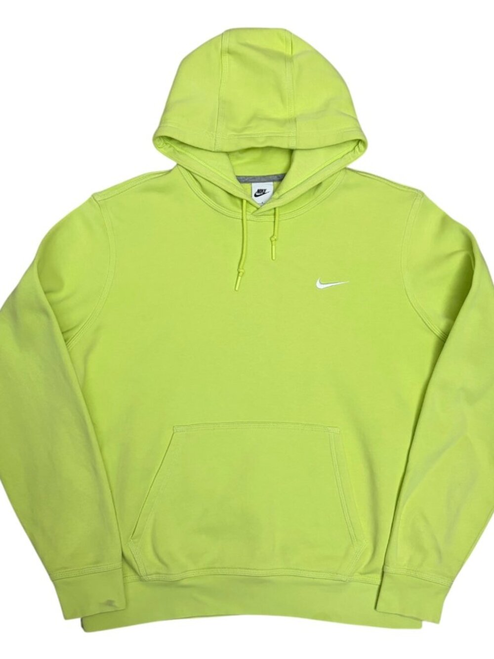 NIKE Neon Hoodie Sweater Casual Activewear Sweatshirt Mens Large